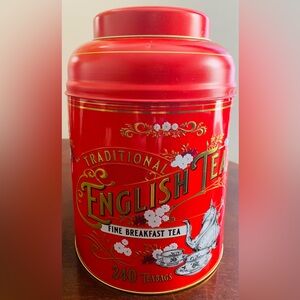 Flawed Oversized Metal Tea Tin